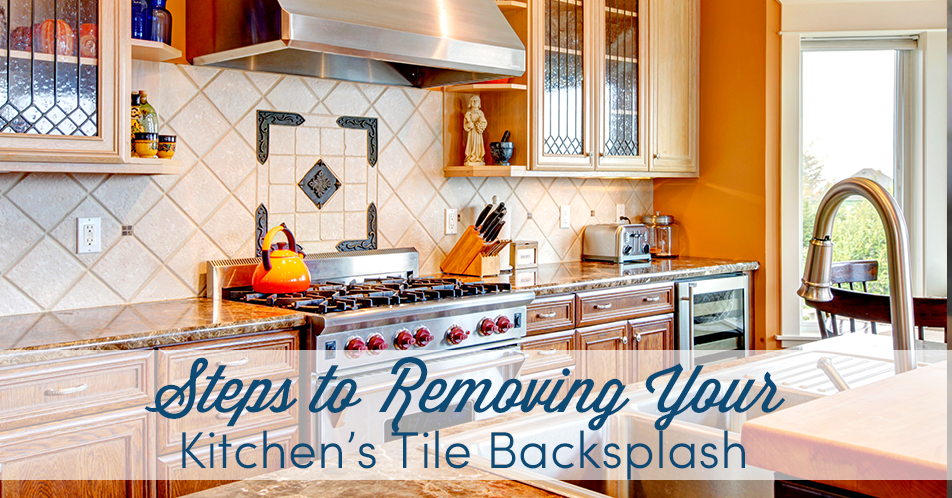 Steps to Removing Your Kitchen's Tile Backsplash